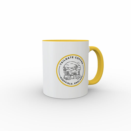 Tailgate ceramic mug - 2 tone