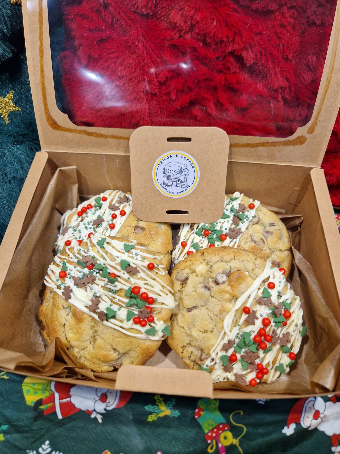 Tailgate Christmas cookies - New York style
